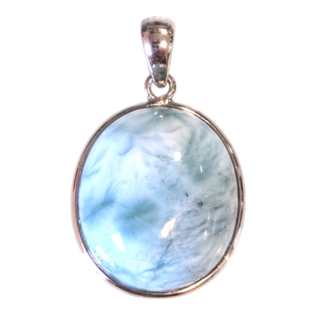 925 Silber Larimar AA-Anhänger 2,06 g