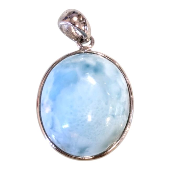 Larimar AA Anhänger aus 925er Sterlingsilber, 2,25 g