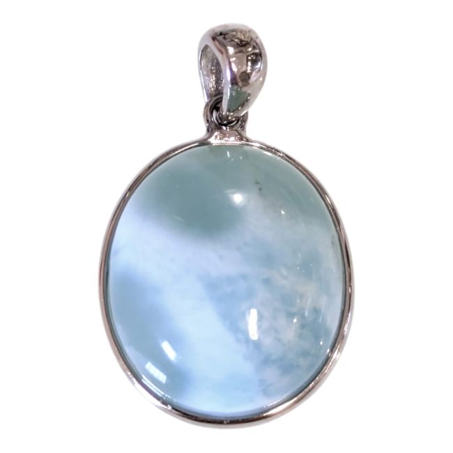 Larimar AA Anhänger aus 925er Sterlingsilber, 2,35 g