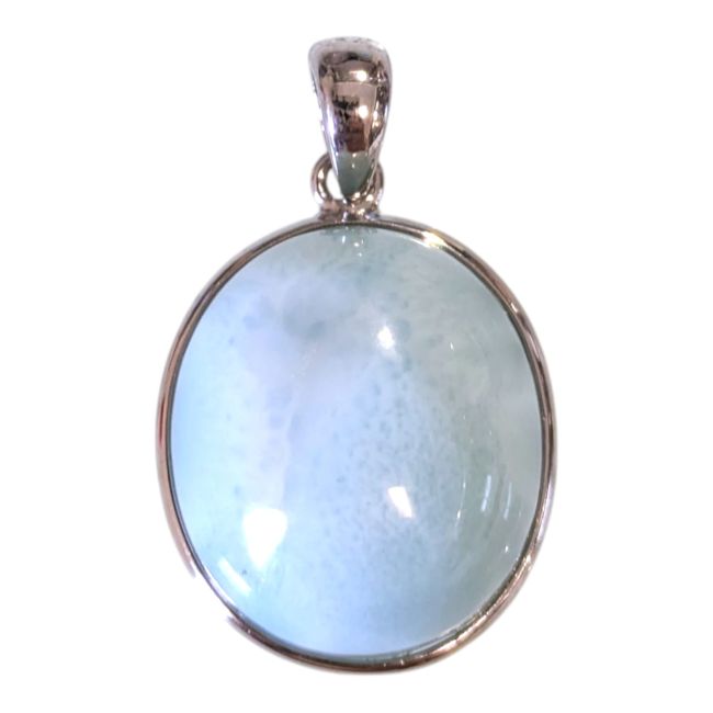 Larimar AA Anhänger aus 925er Sterlingsilber, 2,38 g