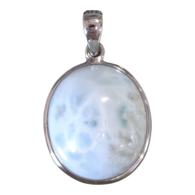 Larimar AA Anhänger aus 925er Sterlingsilber, 2,34 g