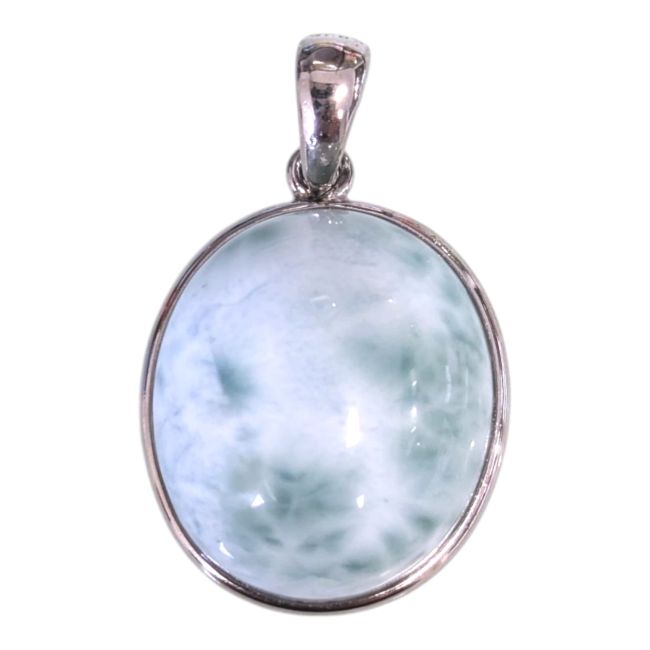 Larimar AA Anhänger aus 925er Sterlingsilber, 2,25 g