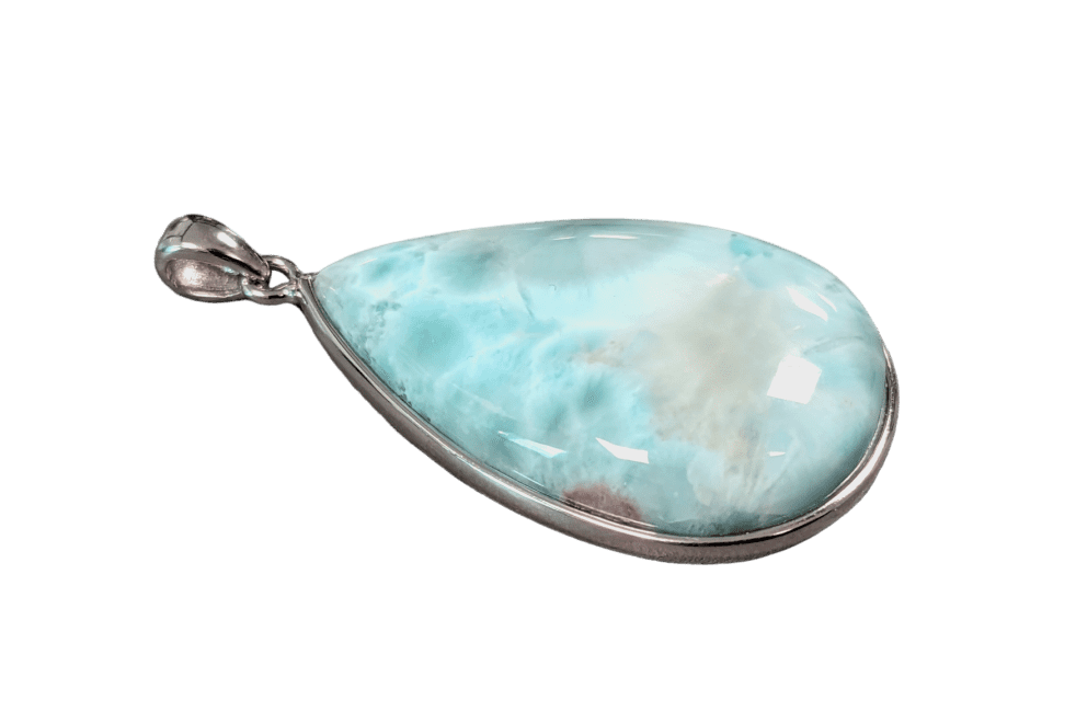 925 Silber Larimar AA-Anhänger 10,58 g