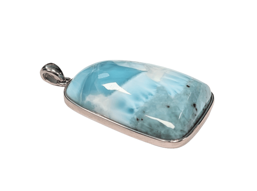 925 Silber Larimar AA-Anhänger 15,88 g