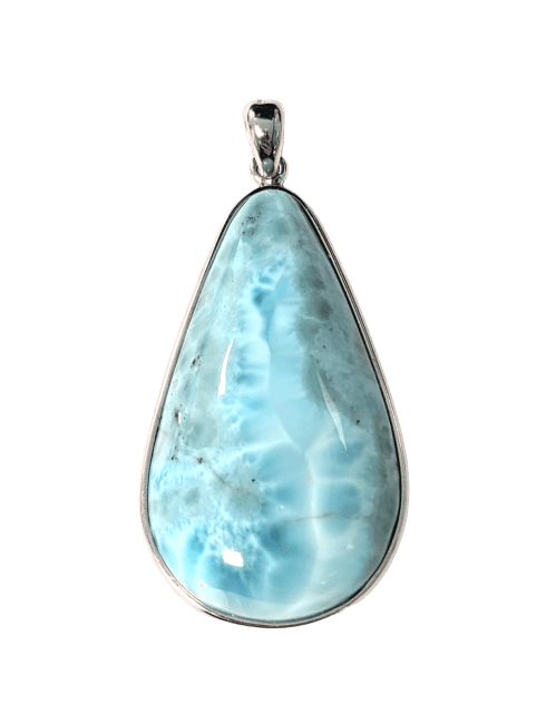 925 Silber Larimar AA-Anhänger 14,84 g