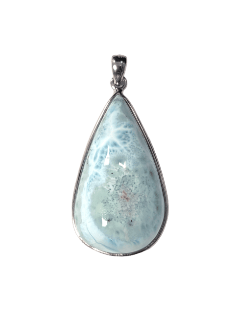 925 Silber Larimar AA-Anhänger 10,78 g