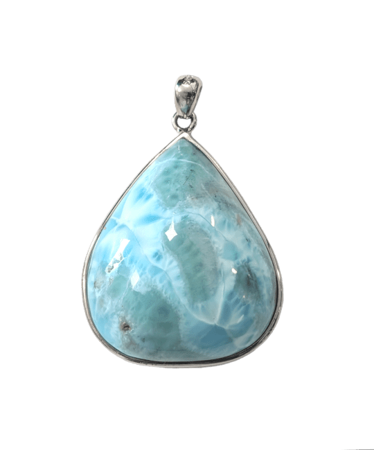 925 Silber Larimar AA-Anhänger 14,78 g