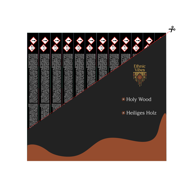 Weihrauch bei Räucherstäbchen Fragrances & Sens Ethnic Vibes Palo Santo Masala 15g|de