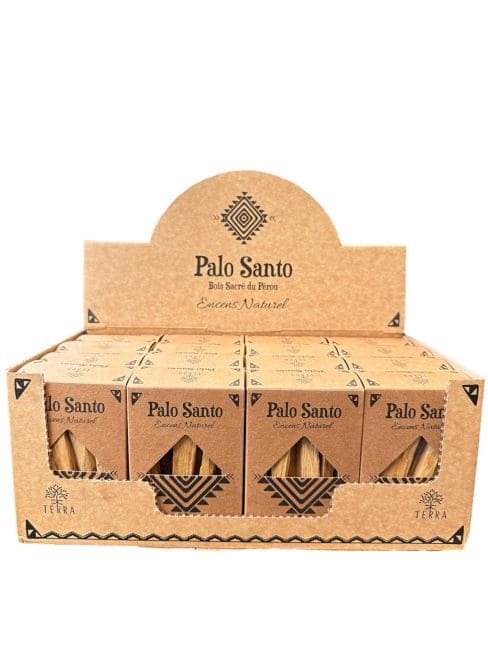 Display mit 16 x Schachteln Palo Santo Sticks 70g