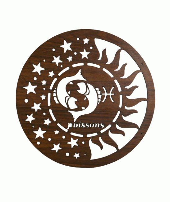 Astro Fish Magnetische Holztafel 18 cm für HMD999