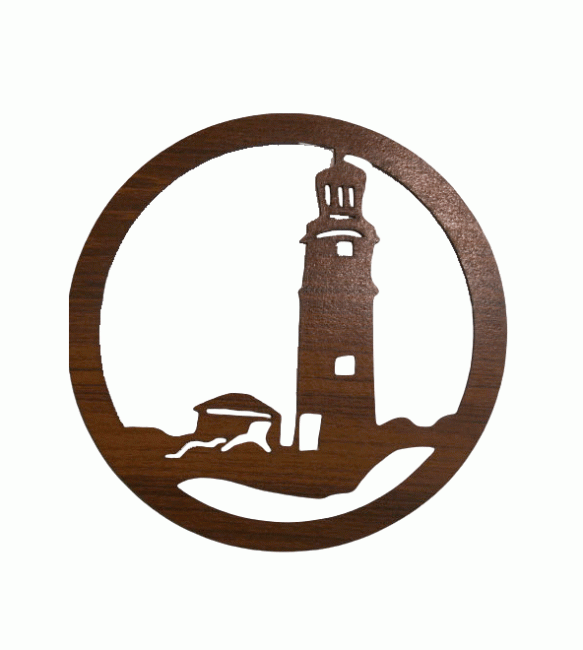 Weihrauch bei 18 cm großes magnetisches Leuchtturmschild aus Holz für HMD999