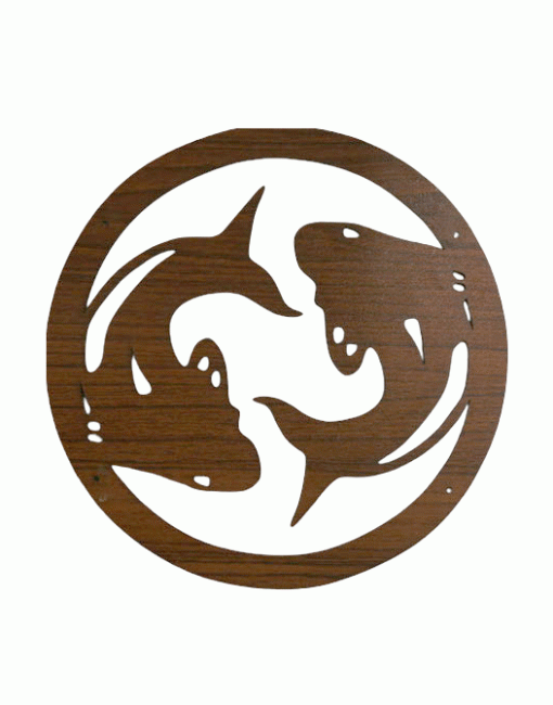 18 cm großes magnetisches Fischpaneel aus Holz für HMD999