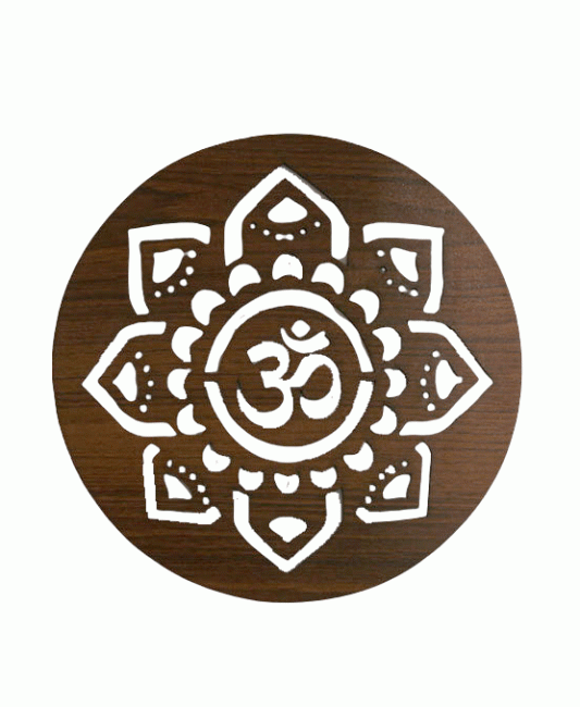 Magnetisches Holzschild Om Sun 18cm für HMD999
