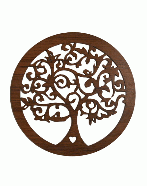 Magnetisches Lebensbaum-Herz-Schild, 18 cm, für HMD999