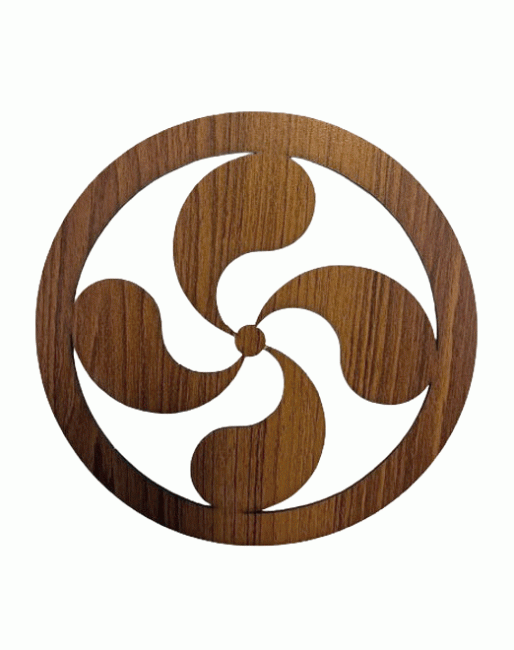 18 cm großes magnetisches Schild mit baskischem Kreuz für HMD999