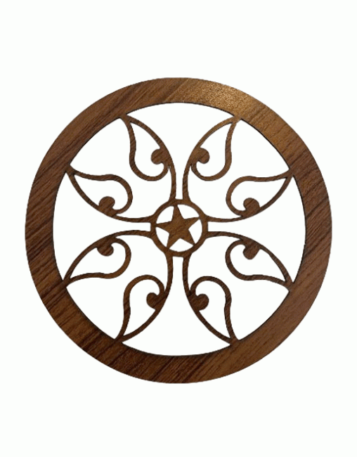 18 cm magnetisches Tribal-Rosetten-Panel für HMD999