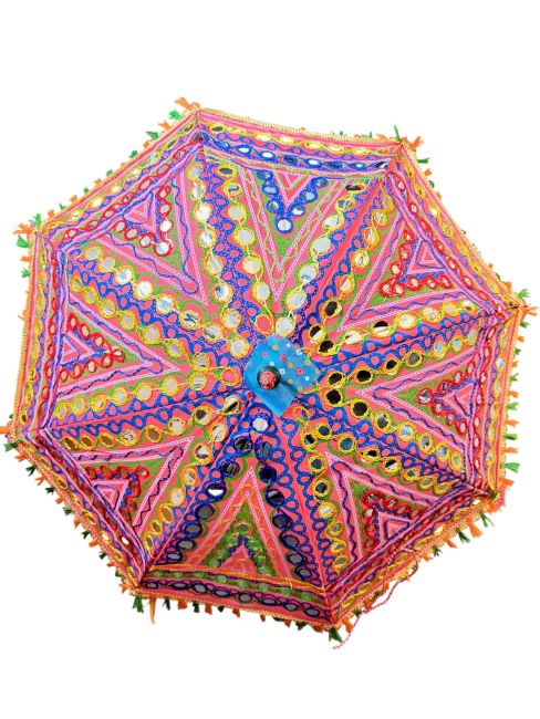 Weihrauch bei Dekorativer Regenschirm aus Rajasthan