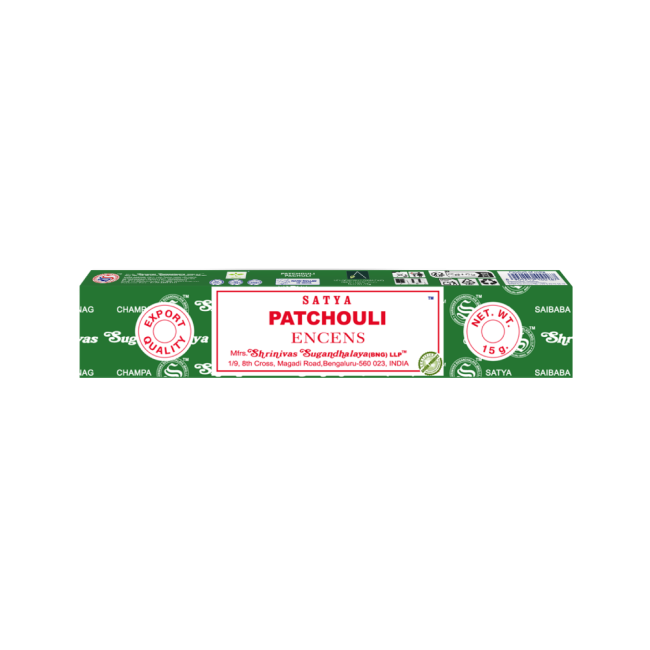 Weihrauch bei Räucherstäbchen Satya Patchouli 15g|de