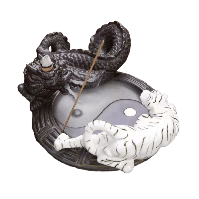 Backflow Dragon Räucherstäbchenhalter – Tiger 17cm