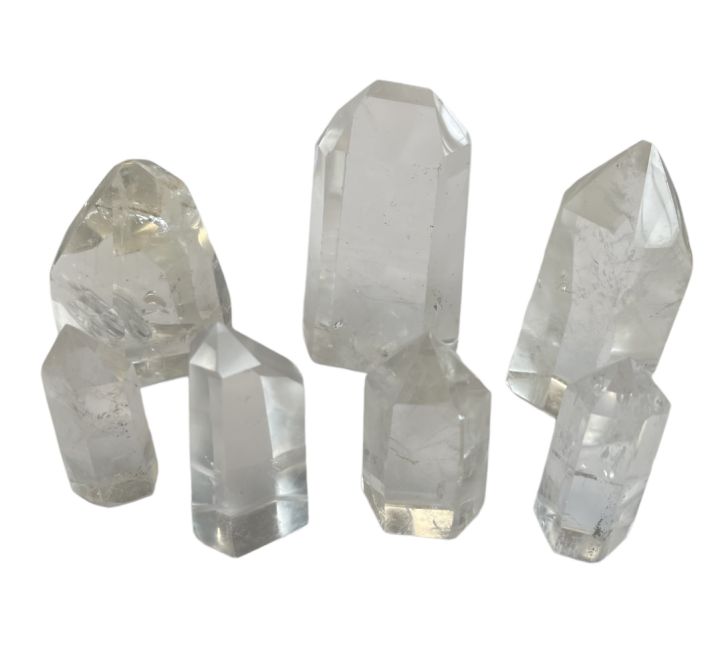 Bergkristallprismen aus Madagaskar - 7 Stück 1.005k