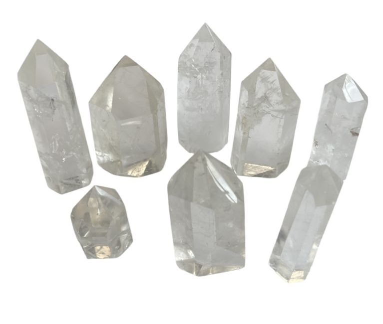 Bergkristallprismen aus Madagaskar - 8 Stück 1.020k