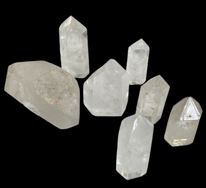 Bergkristallprismen aus Madagaskar - 7 Stück 1,482k