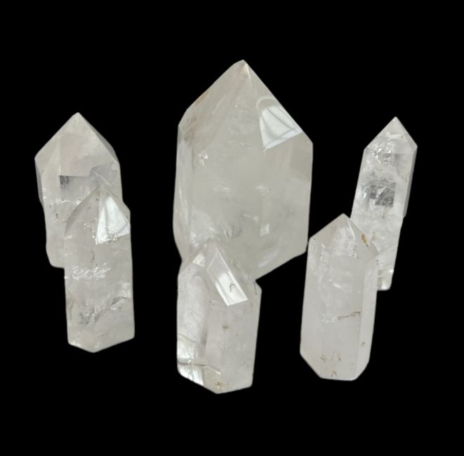 Bergkristallprismen aus Madagaskar - 6 Stück 1.500k