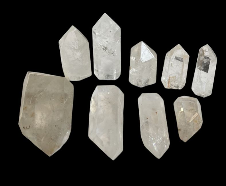 Bergkristallprismen aus Madagaskar - 9 Stück 1.700k
