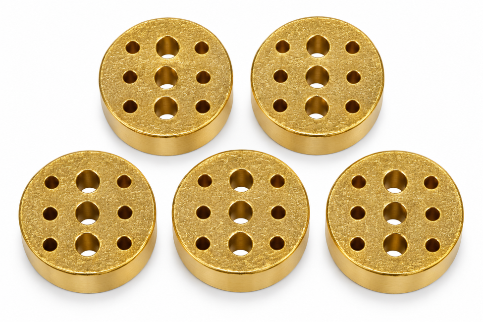 Weihrauch bei Goldfarbener Räucherstäbchenhalter mit 9 Öffnungen – 5er-Set