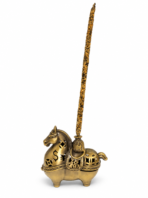 Weihrauch bei Räucherstäbchenhalter Pferd 8,2 cm