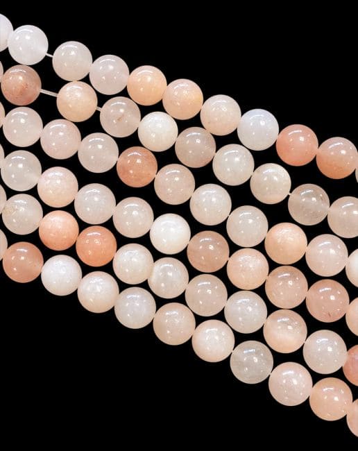 Weihrauch bei Pfirsichfarbene Aventurinperlen 8 mm auf 40 cm Draht|de