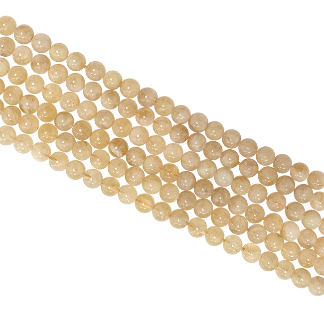 Weihrauch bei Natürliche Citrin Perlen 6mm auf 40cm Faden