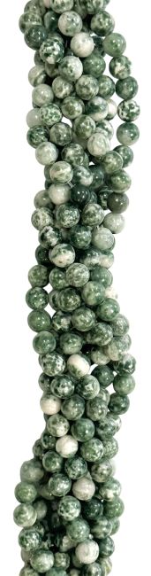 Grüner Jade A Perlen 6mm auf 40cm Faden