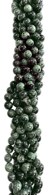 Jaspis-Kambaba-Perlen 6 mm auf einem 40 cm langen Faden