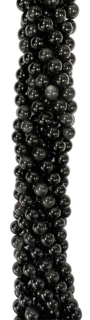 Rainbow Obsidianperlenarmband A Perlen 4mm auf 40cm Faden