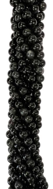 Rainbow Obsidianperlenarmband A Perlen 6mm auf 40cm Faden