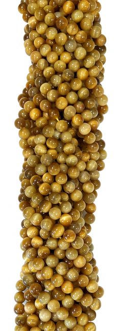 Golden Tigerauge AA Perlen 10mm auf 40cm Gewinde