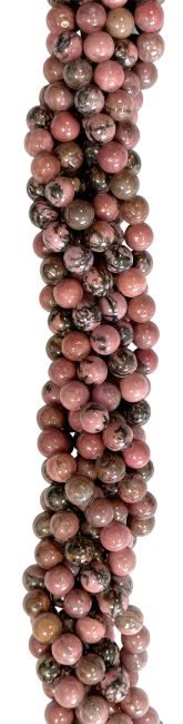 Rhodonitperlen Perlen 4mm auf 40cm Faden