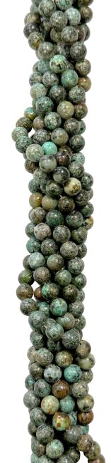 Natürlicher Türkis aus Afrika Perlen 10 mm auf einem 40 cm langen Faden