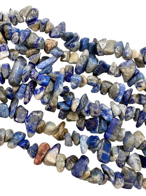 Weihrauch bei Lapislazuli splittert 5–8 mm auf 80 cm Faden