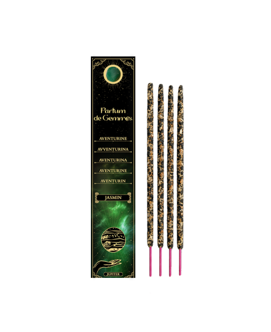 Weihrauch bei Parfum de Gemmes Smudge-Stick-Räucherstäbchen Jasmin & Aventurin 20g|de