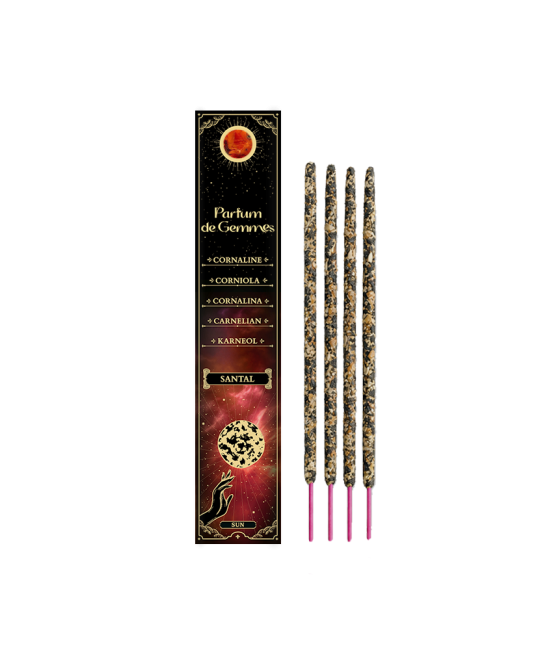 Weihrauch bei Parfum de Gemmes Smudge-Stick-Räucherstäbchen Sandelholz & Karneol 20g|de