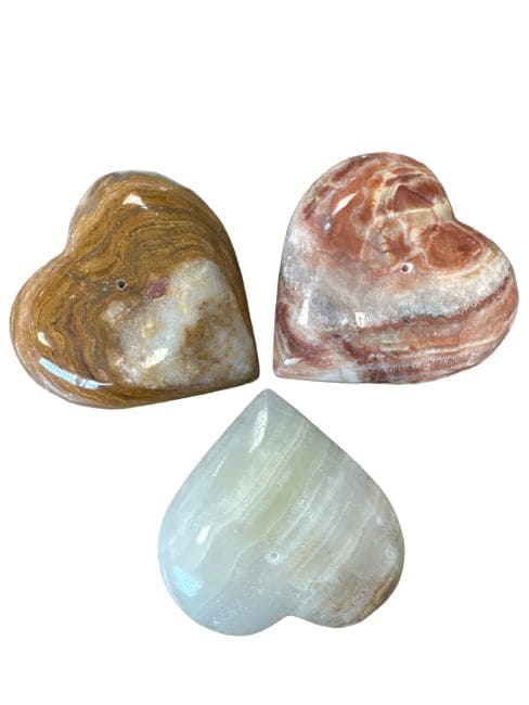 Weihrauch bei Räucherstäbchenhalter Herz aus Onyxstein 7x2.5cm|de