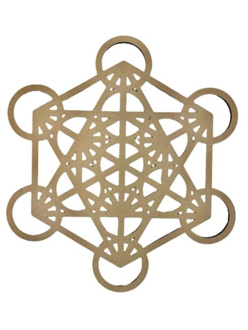 Metatron Cube Holztafel 30cm