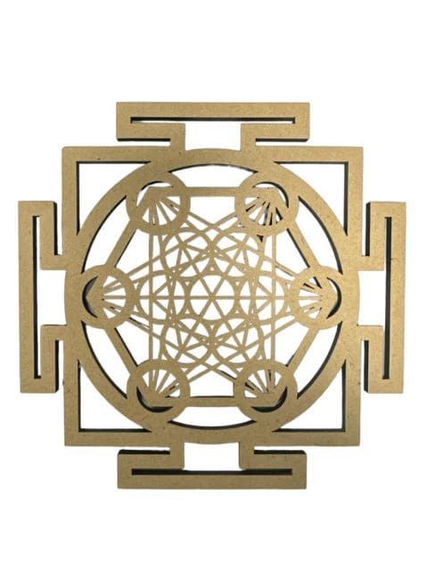Metatron Sri Yantra Holztafel 15cm