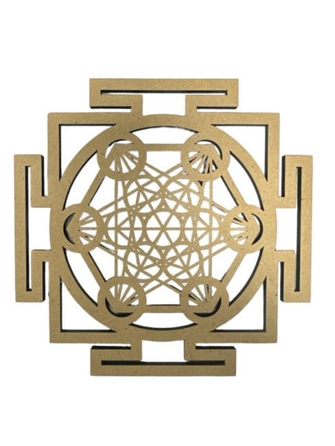 Metatron Sri Yantra Holztafel 20cm