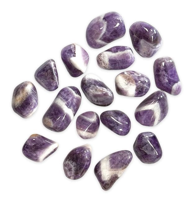 Verjüngter Amethyst Malawi A trommelstein 250g