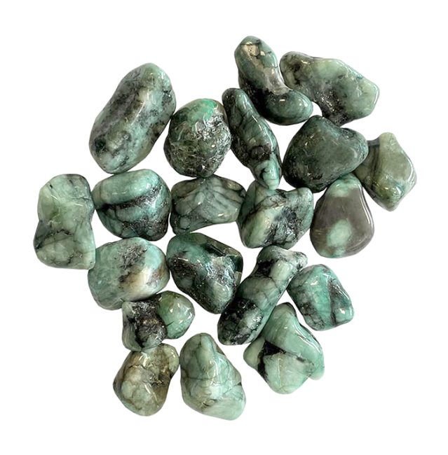 Smaragd A Trommelsteine 2-3cm 250g