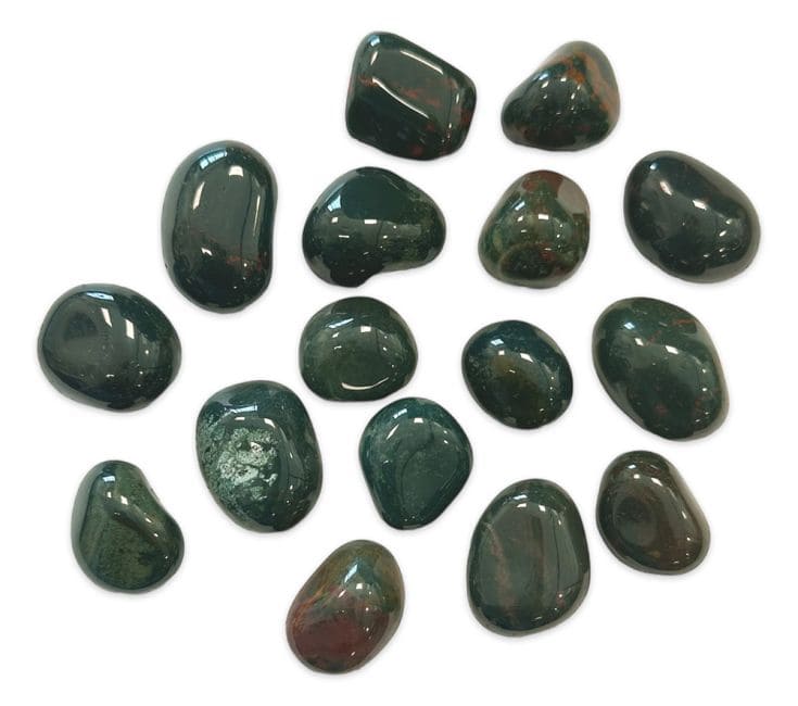 Heliotrop Jaspis A Bloodstone gerollte Steine 250g