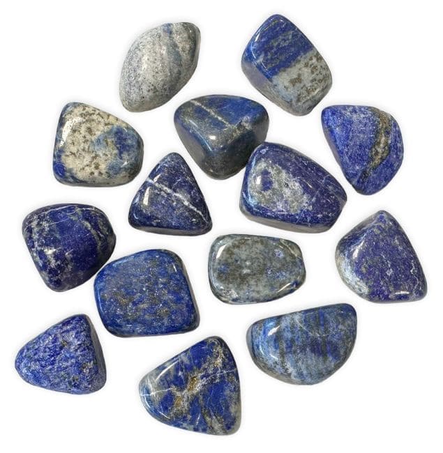 Lapislazuli AB trommelstein 250g